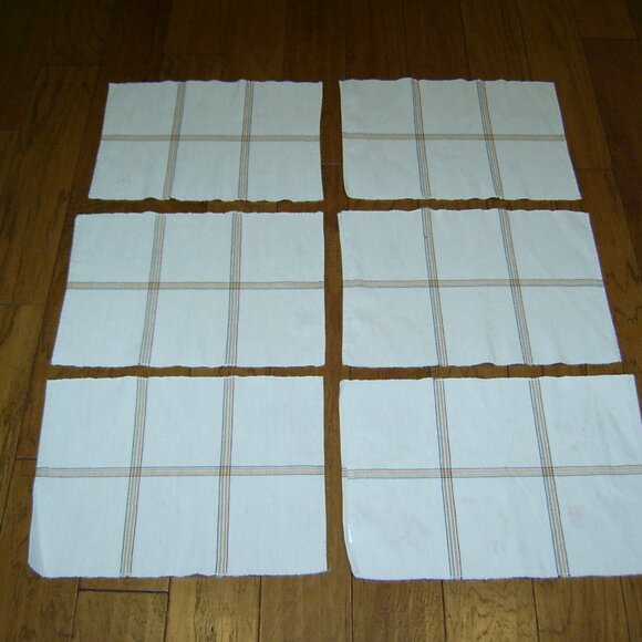 Fall Seasonal Woven Placemats, Set of 6, VGUC - Picture 5 of 5